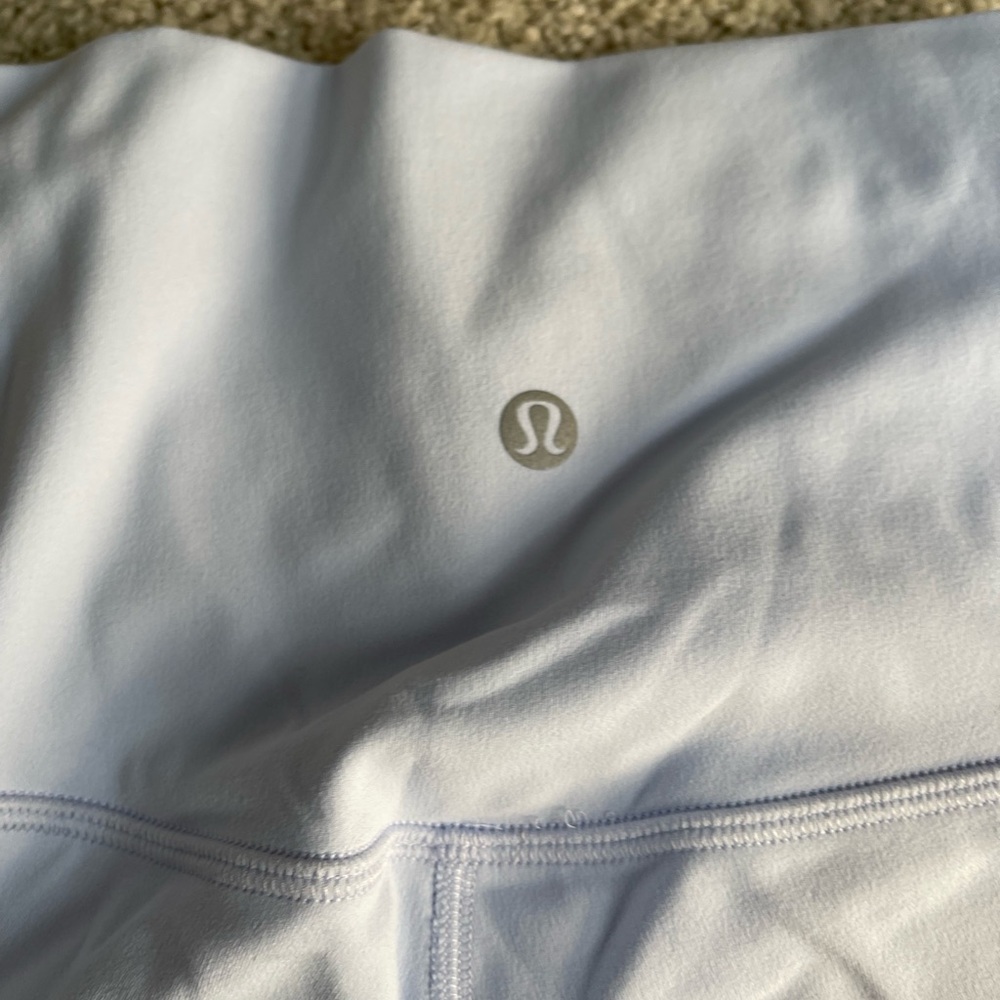 lululemon athletica pastel Blue Leggings align high rise crop 23 - Picture 3 of 5